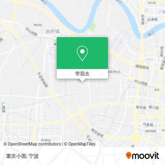 重庆小面地图