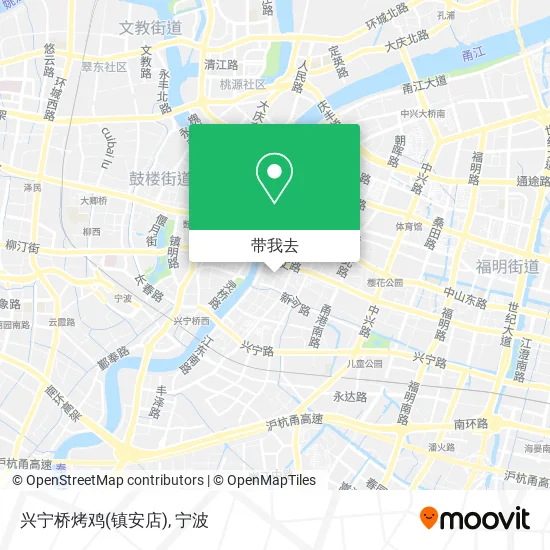 兴宁桥烤鸡(镇安店)地图