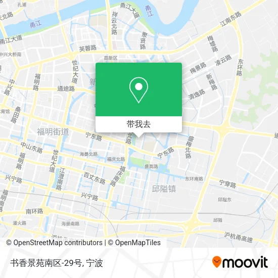 书香景苑南区-29号地图
