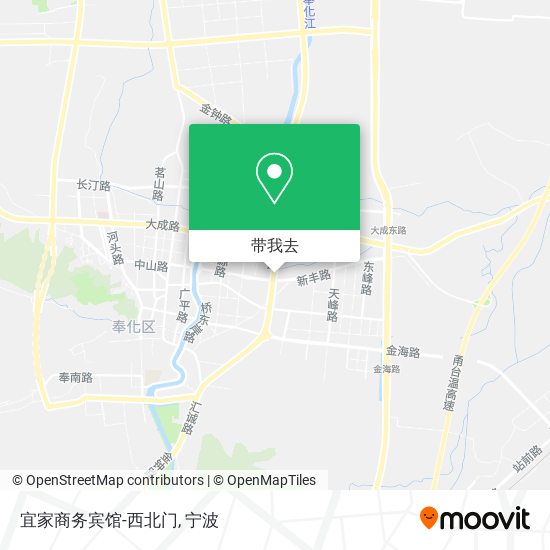 宜家商务宾馆-西北门地图