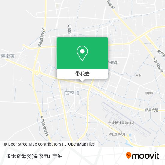 多米奇母婴(俞家电)地图