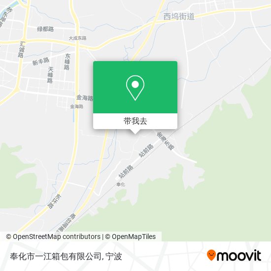 奉化市一江箱包有限公司地图