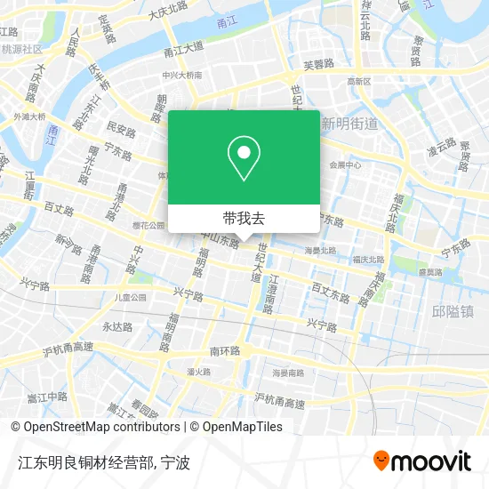 江东明良铜材经营部地图