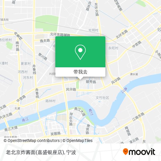 老北京炸酱面(嘉盛银座店)地图
