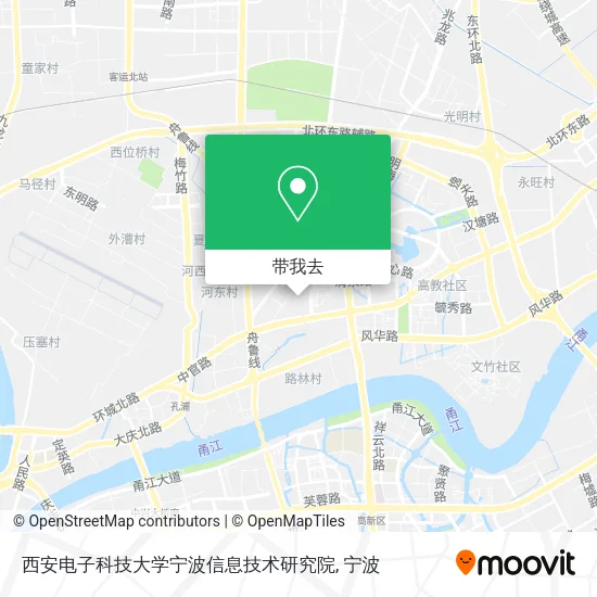 西安电子科技大学宁波信息技术研究院地图