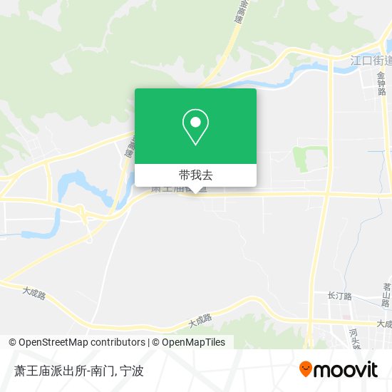 萧王庙派出所-南门地图