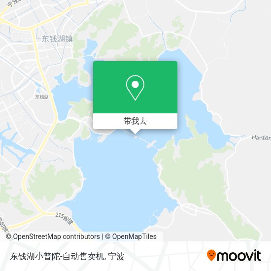 东钱湖小普陀-自动售卖机地图