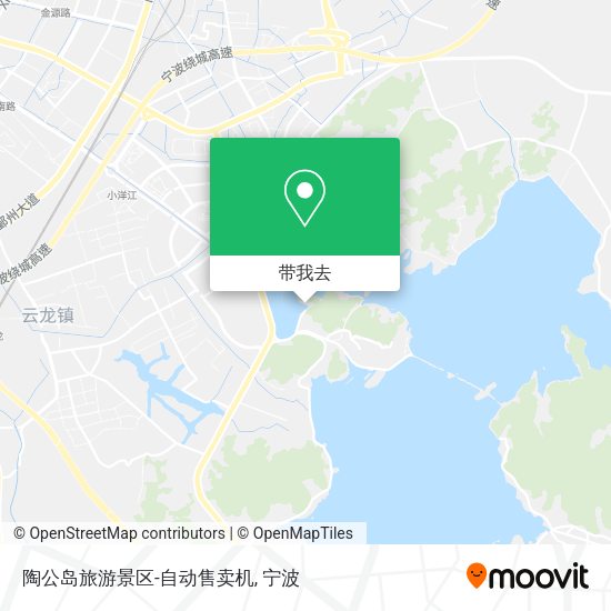 陶公岛旅游景区-自动售卖机地图