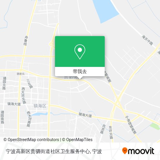 宁波高新区贵驷街道社区卫生服务中心地图
