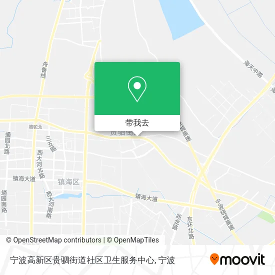 宁波高新区贵驷街道社区卫生服务中心地图