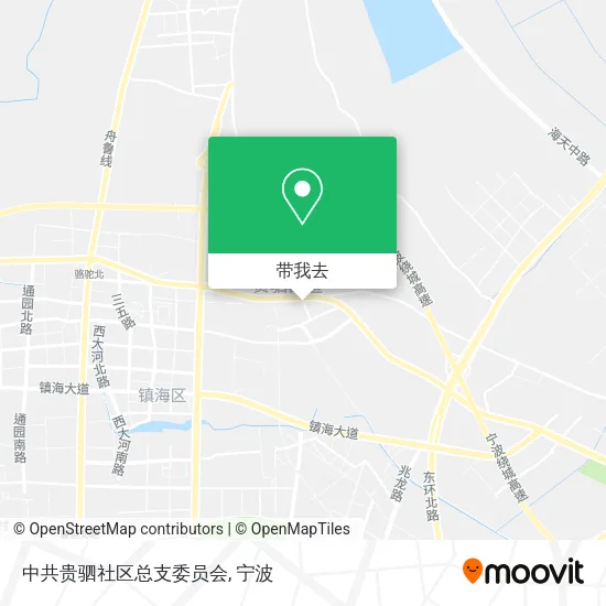 中共贵驷社区总支委员会地图