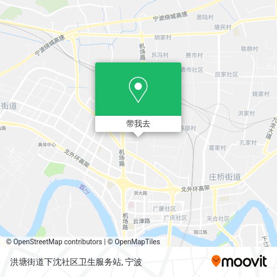 洪塘街道下沈社区卫生服务站地图