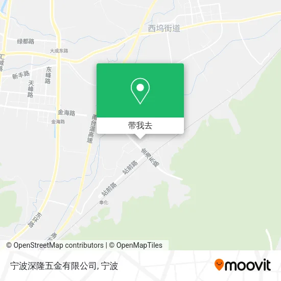 宁波深隆五金有限公司地图