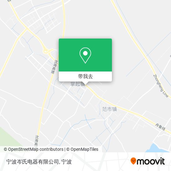 宁波岑氏电器有限公司地图