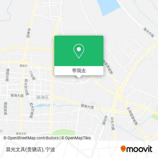 晨光文具(贵驷店)地图