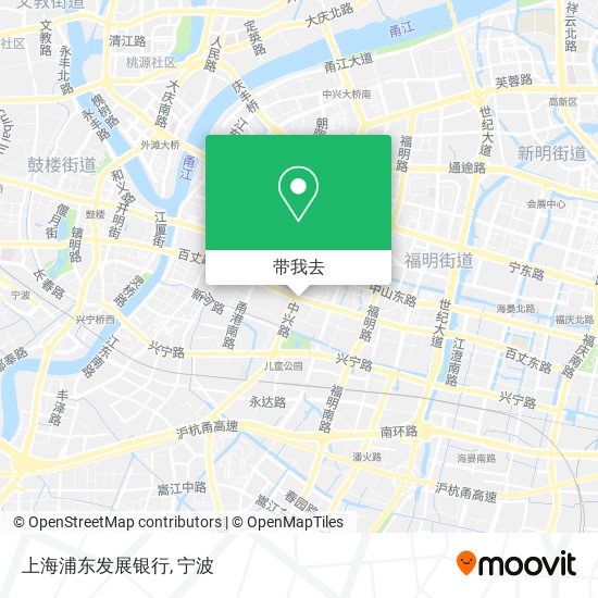 上海浦东发展银行地图