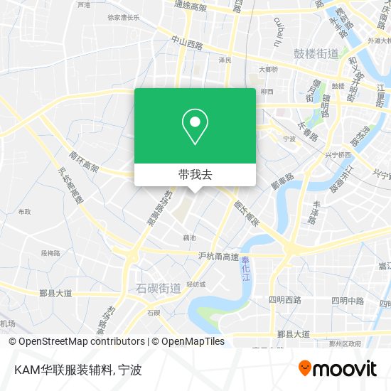KAM华联服装辅料地图
