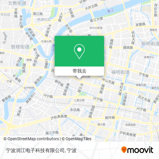 宁波润江电子科技有限公司地图