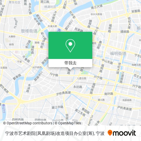 宁波市艺术剧院(凤凰剧场)改造项目办公室(筹)地图