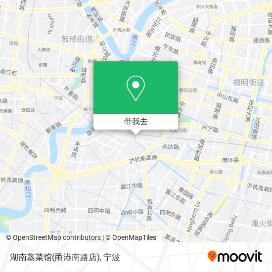 湖南蒸菜馆(甬港南路店)地图
