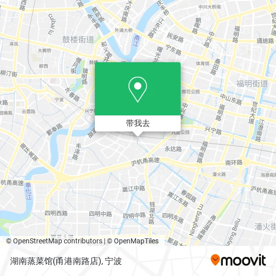 湖南蒸菜馆(甬港南路店)地图