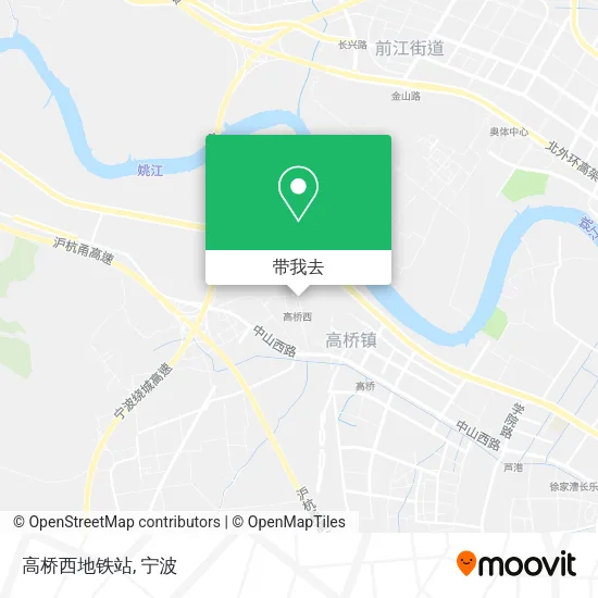 高桥西地铁站地图