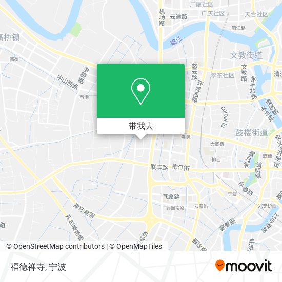 福德禅寺地图