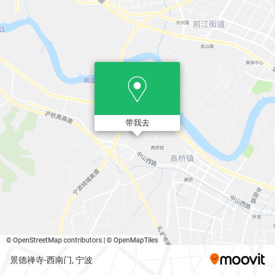 景德禅寺-西南门地图