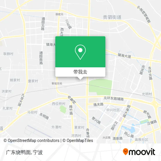 广东烧鸭面地图
