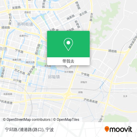 宁邱路/浦港路(路口)地图