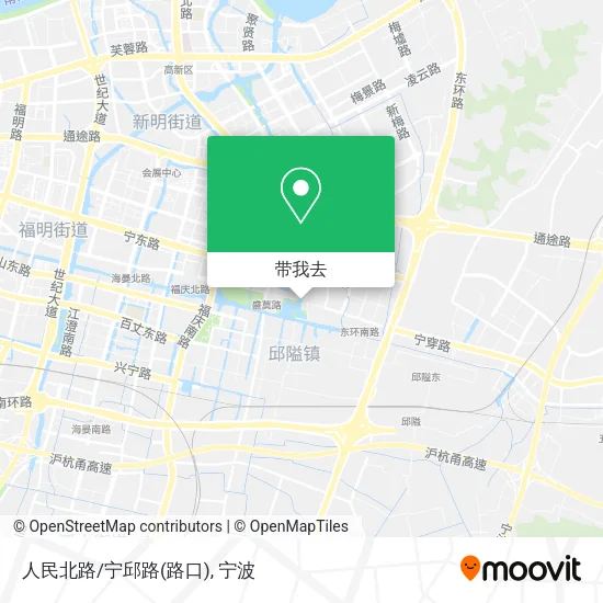 人民北路/宁邱路(路口)地图