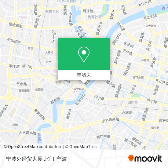 宁波外经贸大厦-北门地图