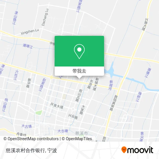 慈溪农村合作银行地图