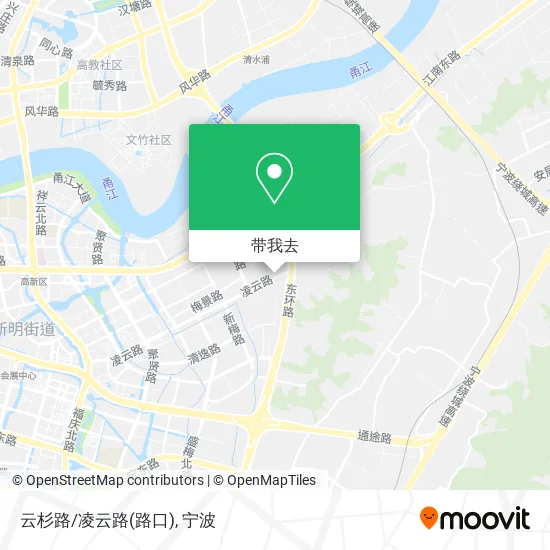 云杉路/凌云路(路口)地图