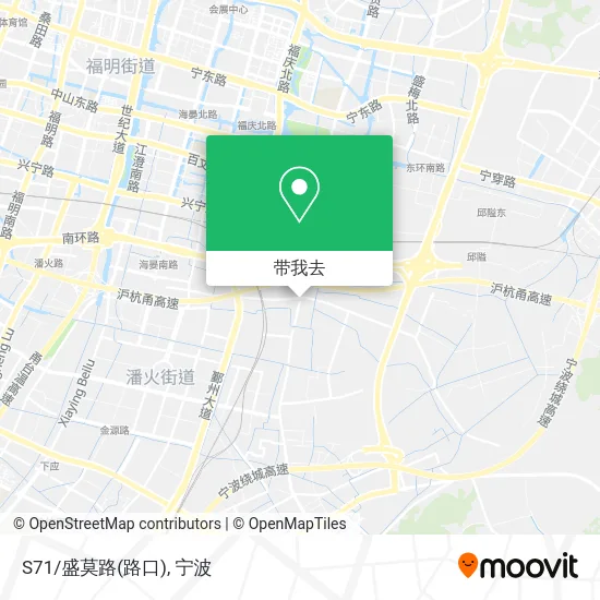 S71/盛莫路(路口)地图