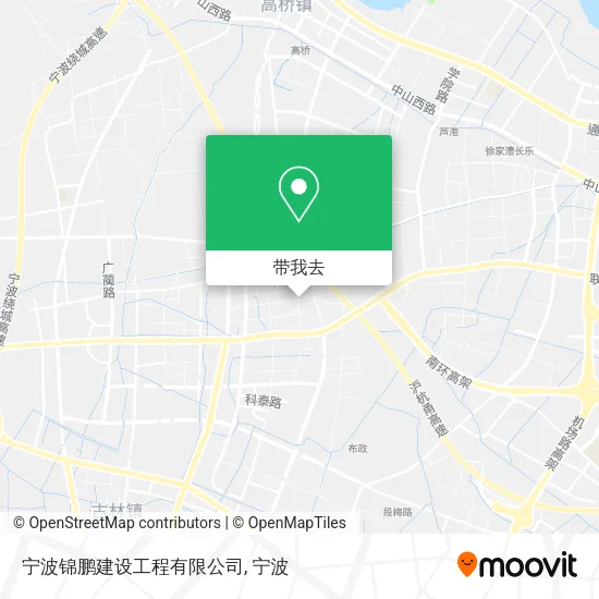 宁波锦鹏建设工程有限公司地图