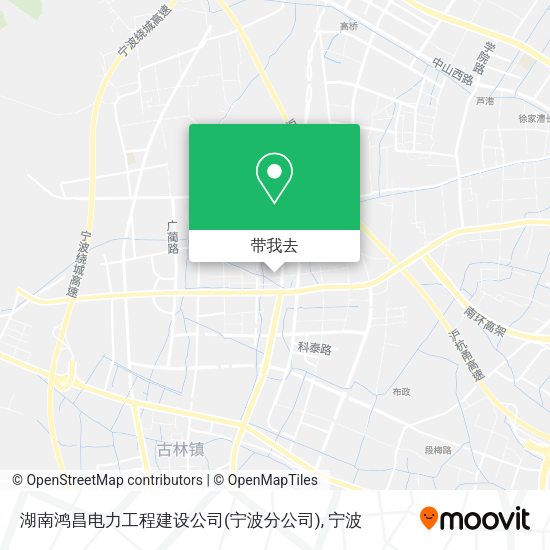 湖南鸿昌电力工程建设公司(宁波分公司)地图