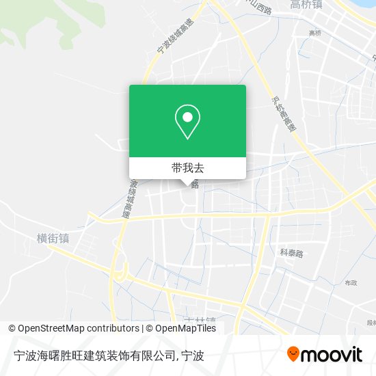 宁波海曙胜旺建筑装饰有限公司地图