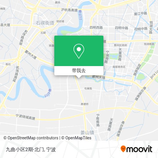 九曲小区2期-北门地图