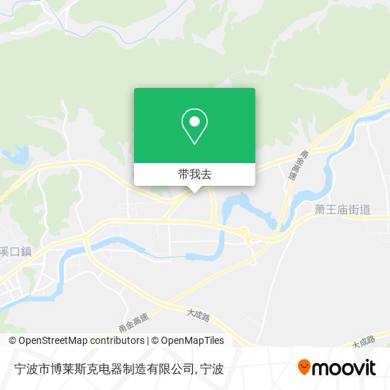 宁波市博莱斯克电器制造有限公司地图