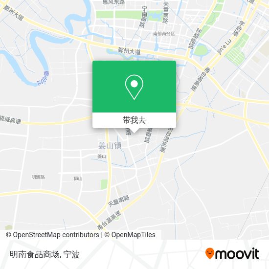 明南食品商场地图
