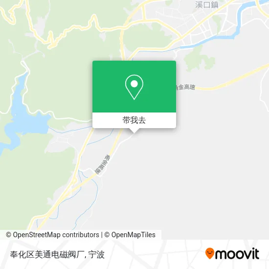 奉化区美通电磁阀厂地图