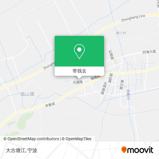 大古塘江地图