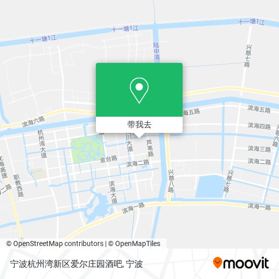宁波杭州湾新区爱尔庄园酒吧地图
