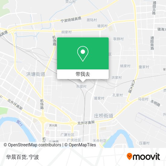 华晨百货地图