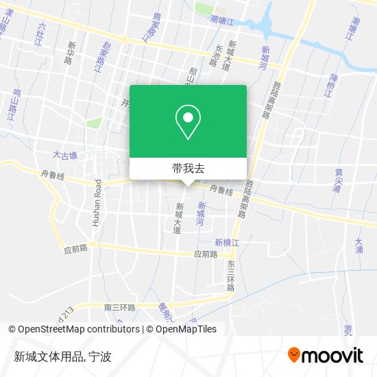 新城文体用品地图