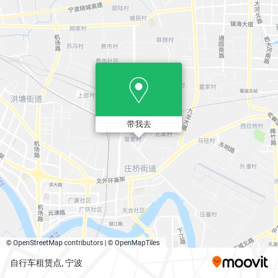 自行车租赁点地图