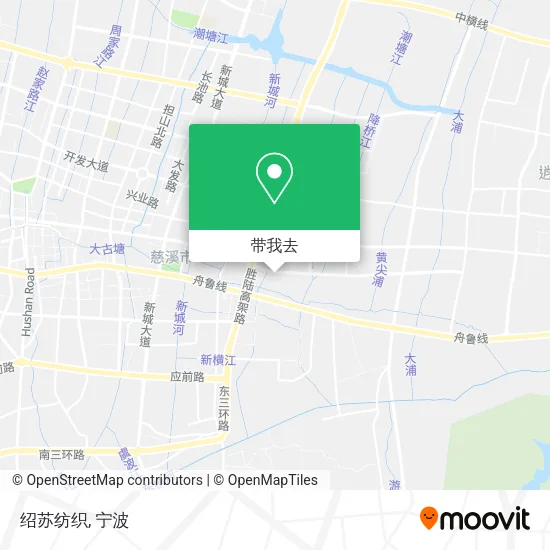 绍苏纺织地图