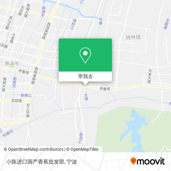 小陈进口国产香蕉批发部地图