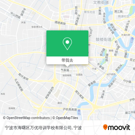 宁波市海曙区万优培训学校有限公司地图